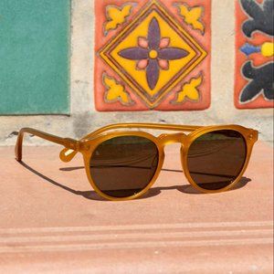 RAEN Remmy Sunglasses -- 49, Honey/Green Polarized